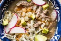 Hearty Mexican Pork and Hominy Soup
