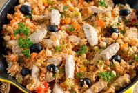 Easy One-Pan Mediterranean Pork and Rice