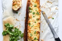 Chicken Fajita French Bread Boats
