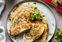 Spicy Nopal Quesadillas