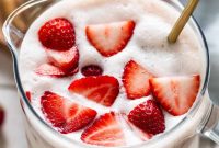 Strawberry Velvet Horchata