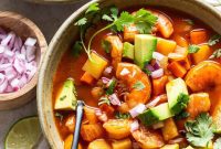Spicy Mexican Shrimp Soup