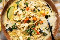 Smoky Chicken Poblano Soup