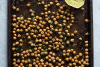 Zesty Cilantro Lime Roasted Chickpeas
