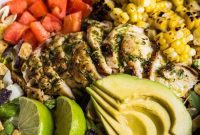Zesty Mexican Chimichurri Chicken Salad