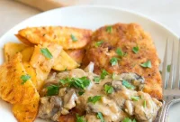 Golden Crispy Chicken Schnitzel