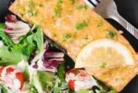 Maple Mustard Glazed Salmon