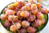 Fiery Apricot-Bacon Bundles