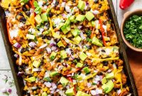 Rainbow Pepper Nachos