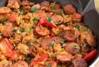 Hearty Cabbage and Sausage Supper