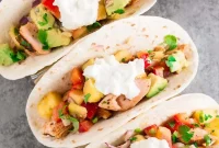Cajun Salmon Tacos with Bright Pineapple Avocado Relish