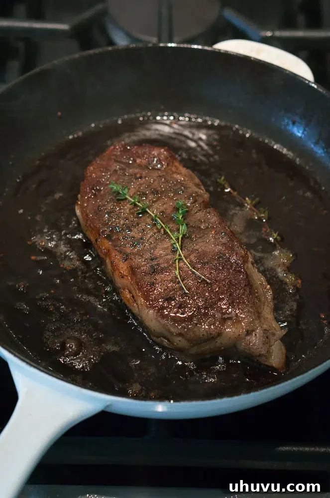 Sous Vide Steak Perfection 6 sear the sous vide steak