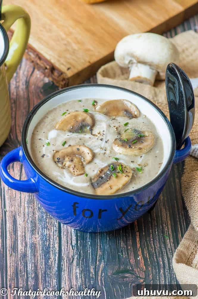 Effortless Meal Prep Guide 29 vegan mushroom soup, creamy and comforting