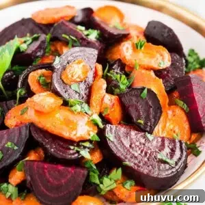 roasted beets and carrots