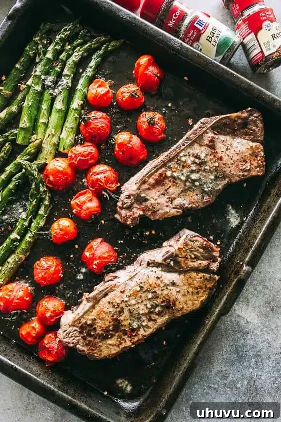 Effortless Eats: Healthy Sheet Pan Dinners 13 Sheet Pan Steak and Vegetables recipe, a complete and balanced meal