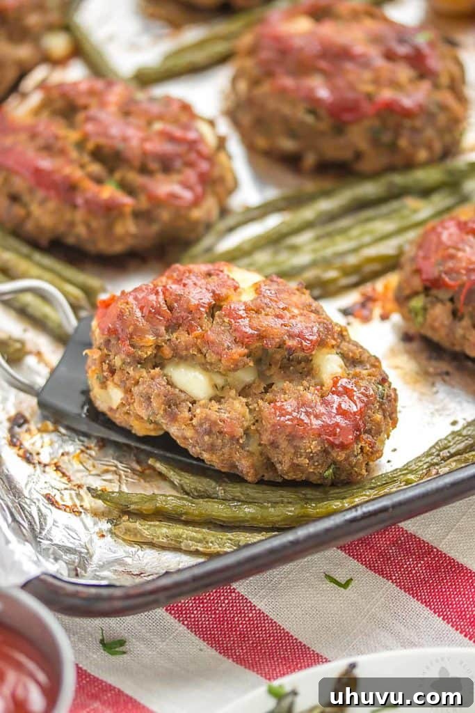 Effortless Eats: Healthy Sheet Pan Dinners 14 Sheet Pan Mini Meatloaves dinner, a comforting twist on a classic