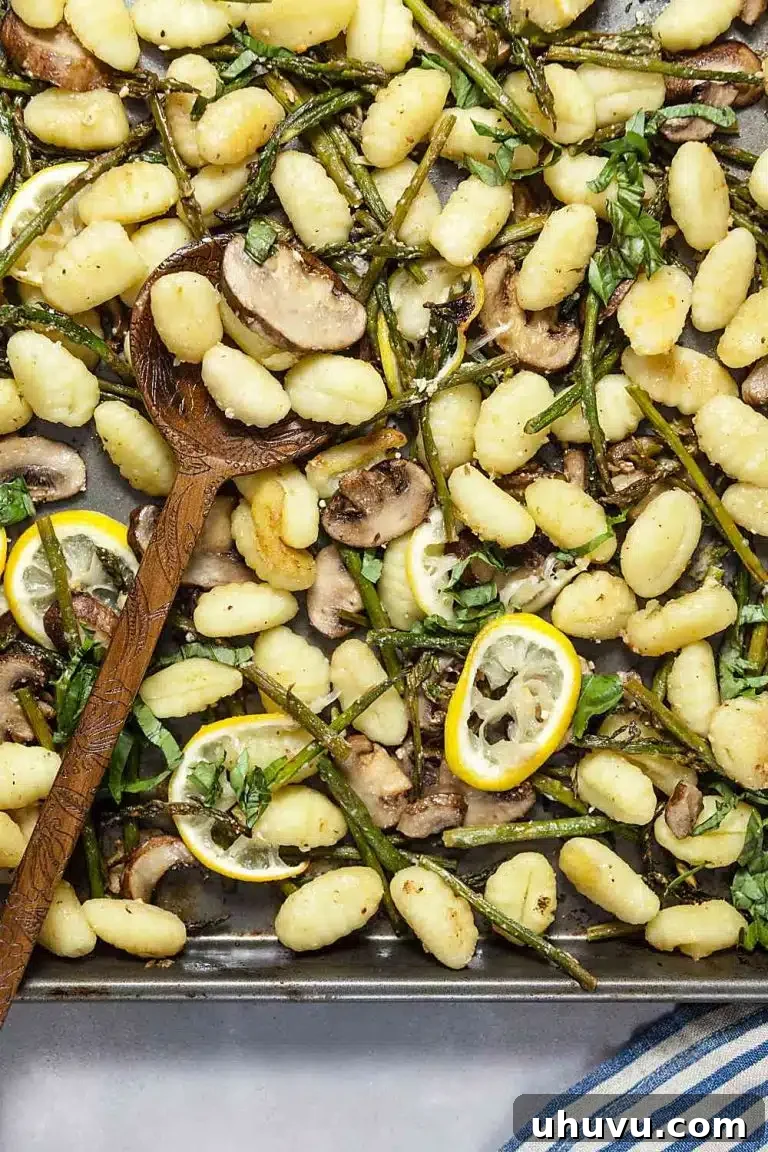 Effortless Eats: Healthy Sheet Pan Dinners 24 Sheet Pan Lemon Parmesan Gnocchi, a comforting and flavorful vegetarian meal