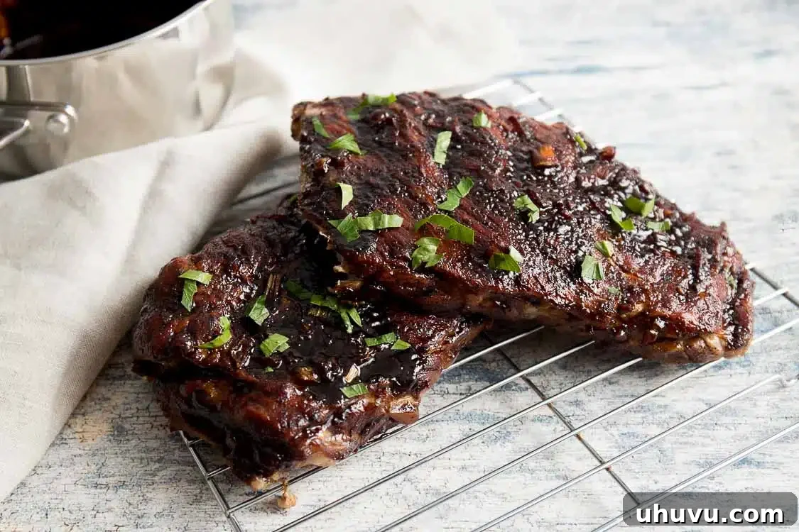 ribs cooking in the instant pot