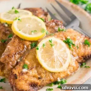 Elegant Chicken Francese Recipe, showcasing golden chicken in a light lemon sauce.