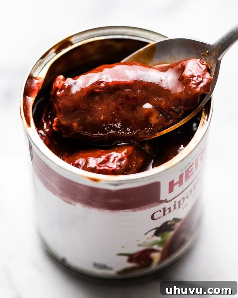 Weeknight Chipotle Chicken Delight 3 Can of chipotle peppers in adobo sauce to make Chipotle Mexican Grill chicken.