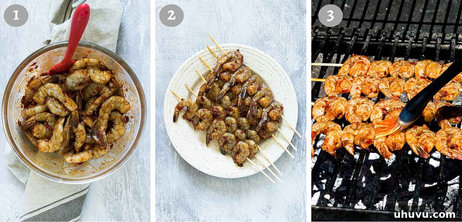 how to make grilled shrimp