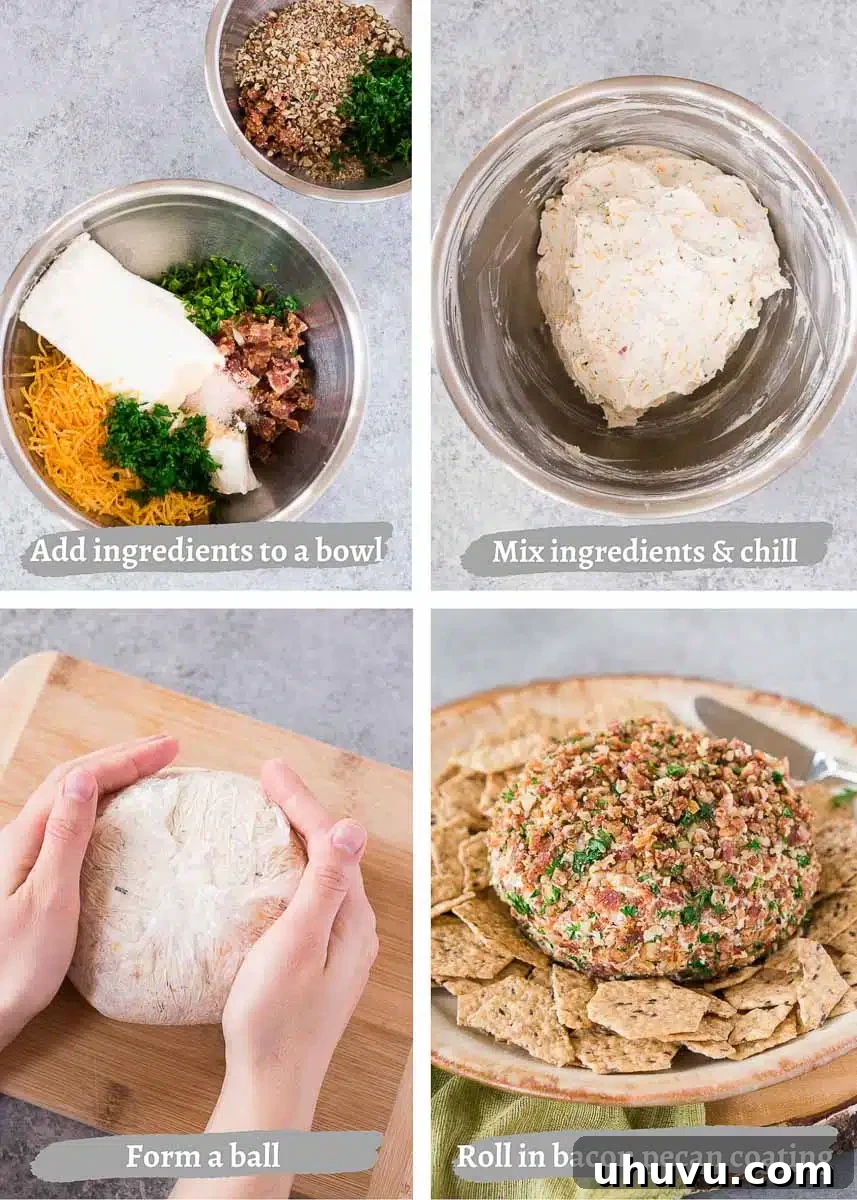 how to make bacon ranch cheese ball