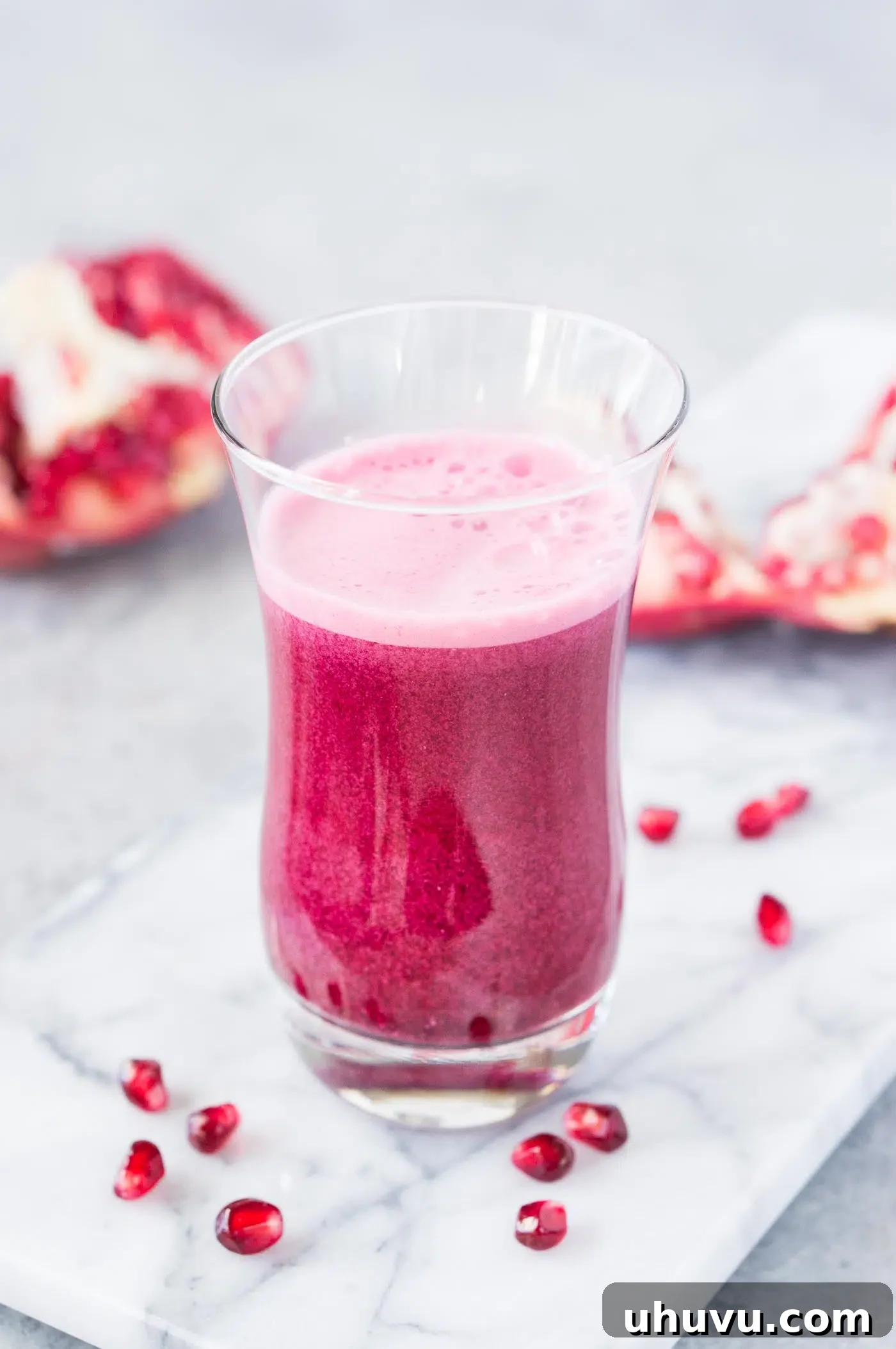 pomegranate juice without a juicer