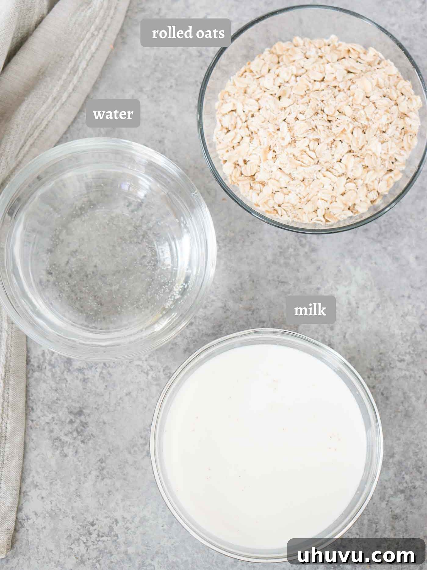 ingredients for pressure cooker oatmeal