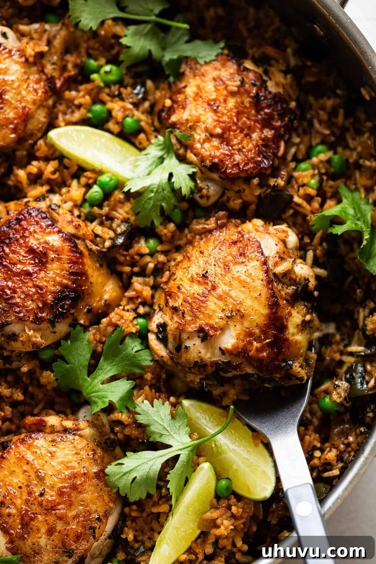 Arroz con pollo fully cooked and ready to eat
