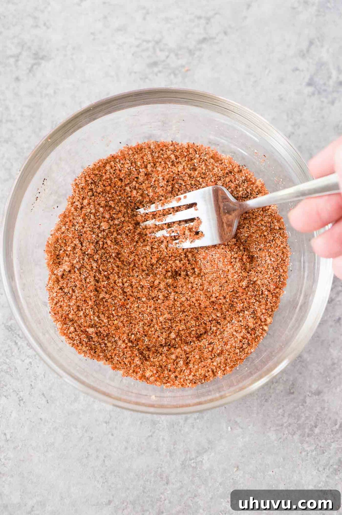Signature Spice Blend 4 mixing spices to make bbq dry rub