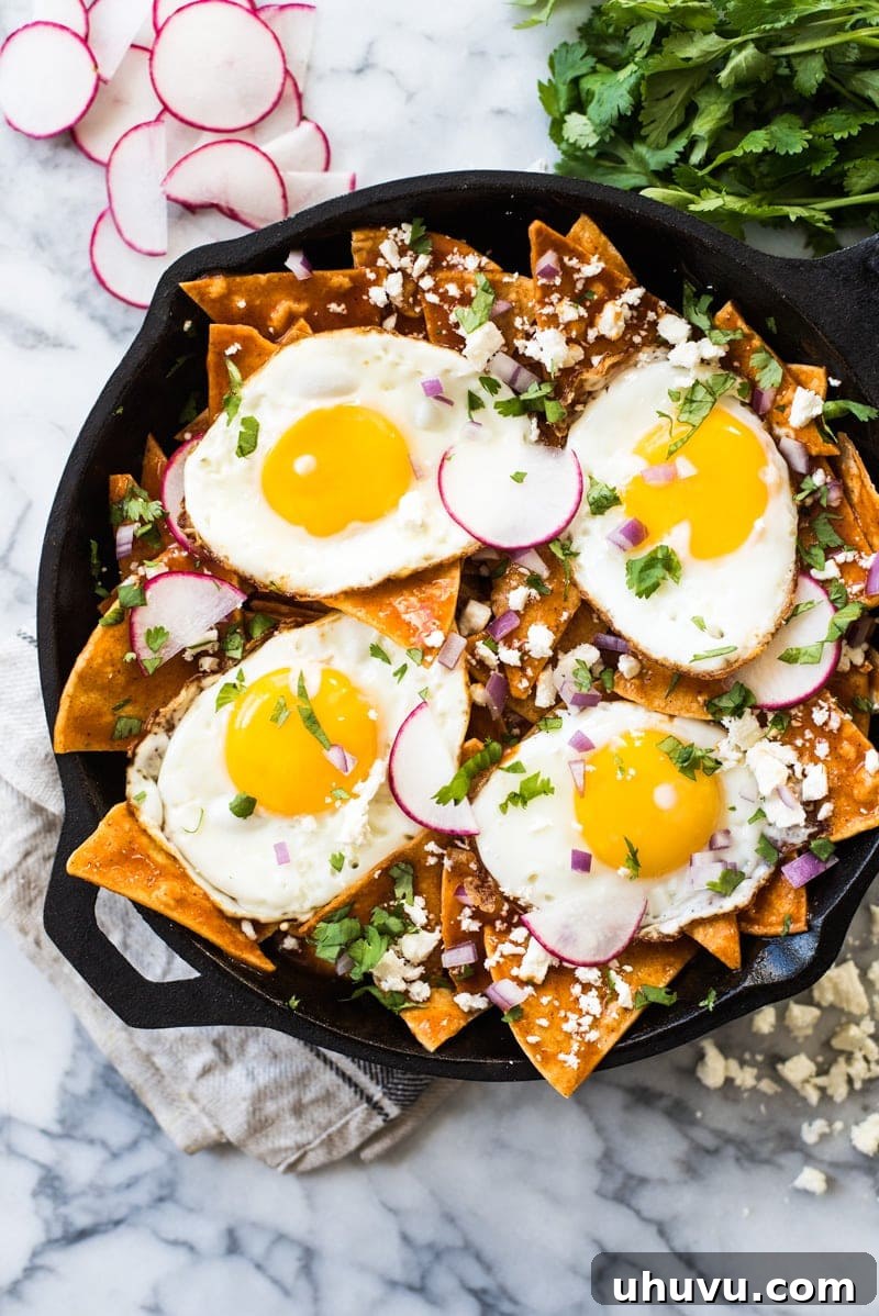 Queso Fresco A Fresh Cheese Deep Dive 4 Queso fresco generously sprinkled on top of a serving of easy chilaquiles, enhancing the dish.