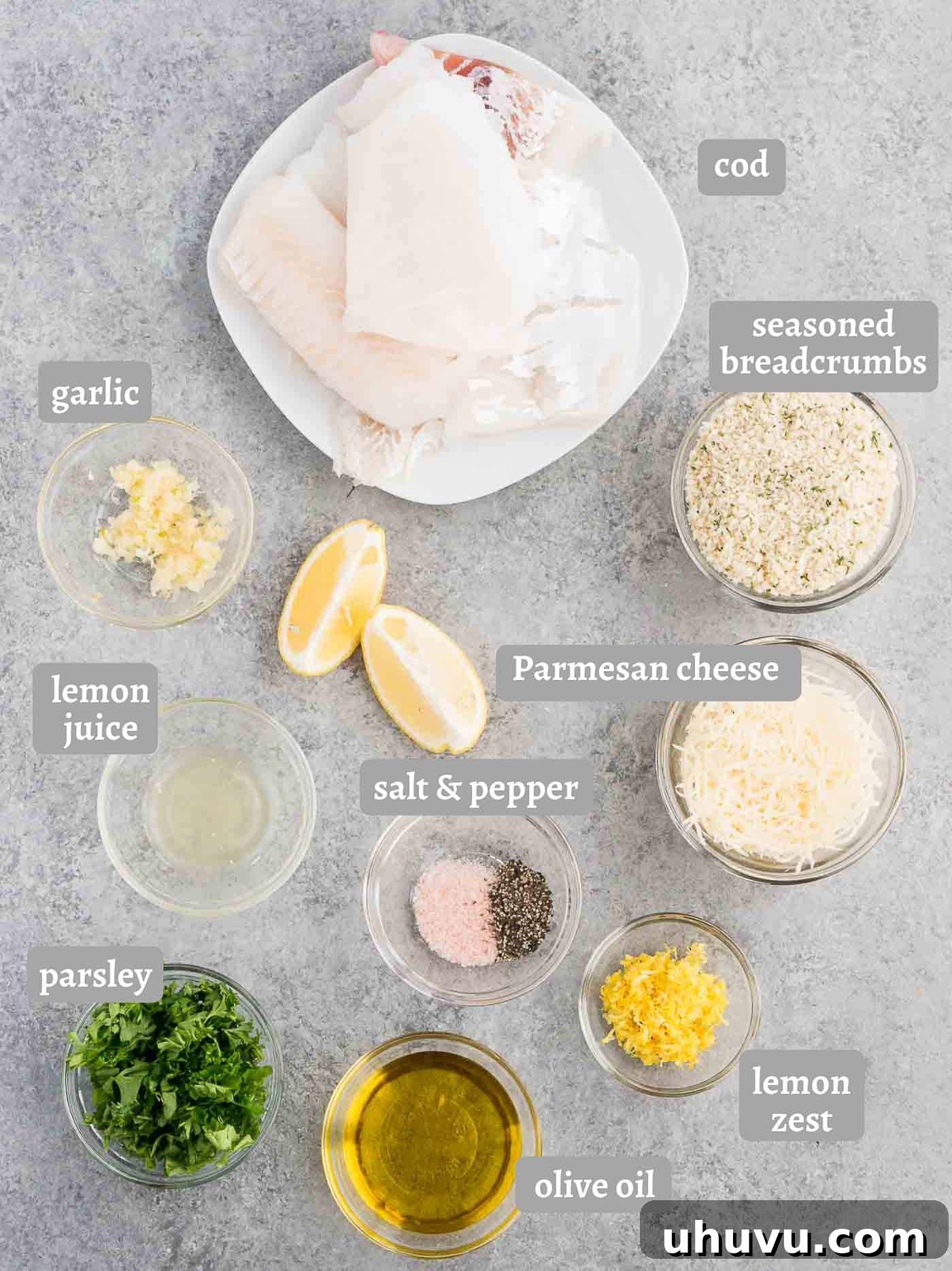 Flaky Baked Cod 4 ingredients for baked cod