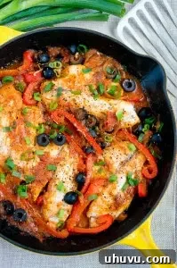 One Skillet Tilapia Veracruz