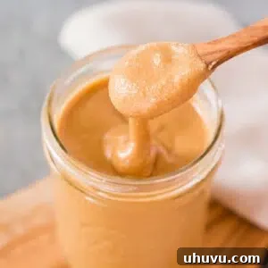 creamy peanut butter in a jar