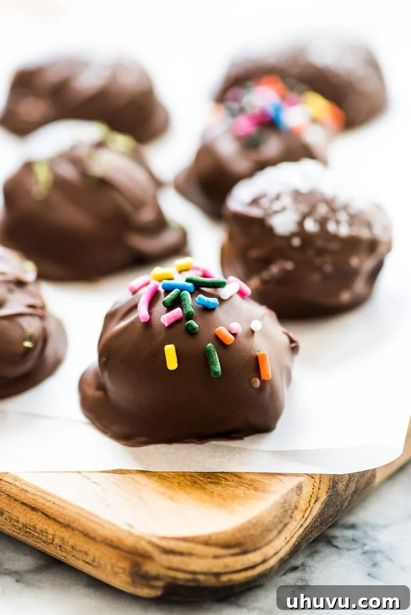These chocolate covered almond butter balls are made with only 3 ingredients and are the perfect healthy dessert! All you need is almond butter, coconut flour and chocolate chips! (gluten free, paleo, vegetarian, vegan)