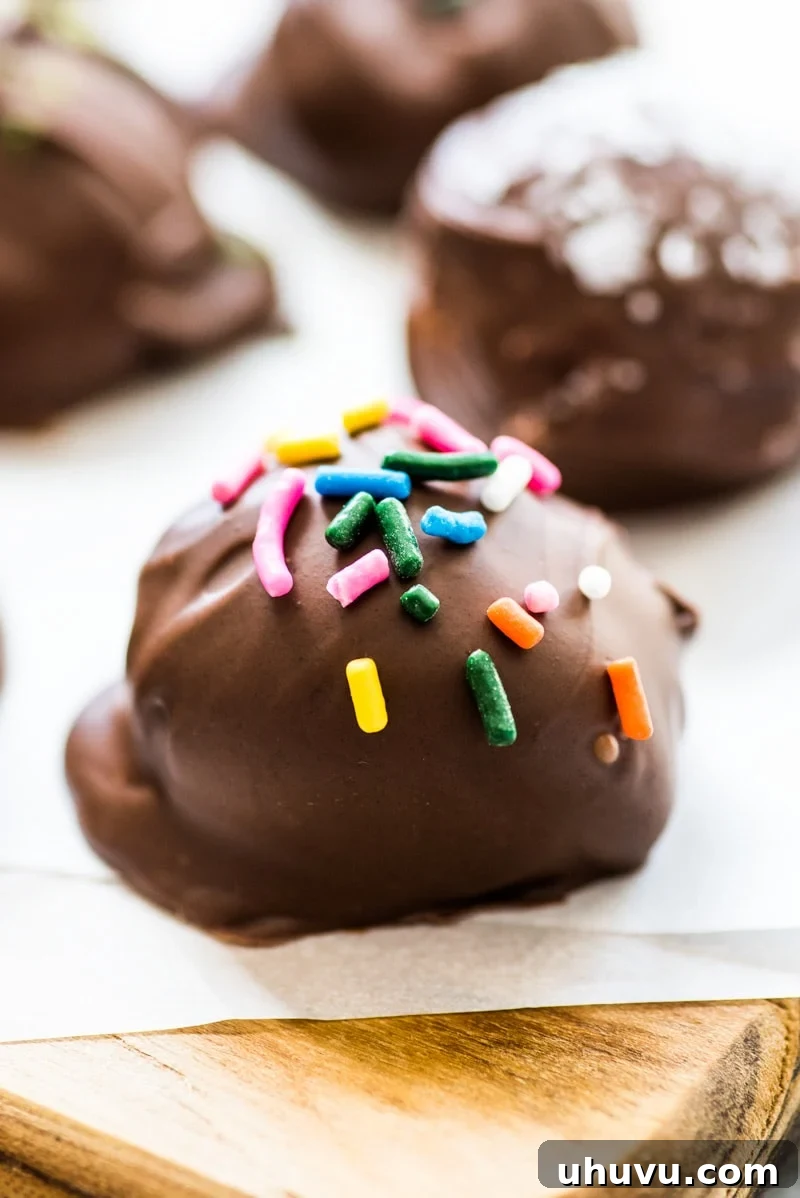 These chocolate covered almond butter balls are made with only 3 ingredients and are the perfect healthy dessert! All you need is almond butter, coconut flour and chocolate chips! (gluten free, paleo, vegetarian, vegan)