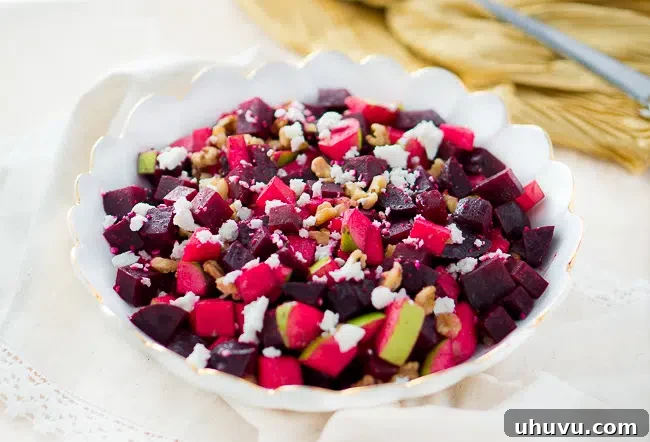 Roasted Beet and Apple Salad