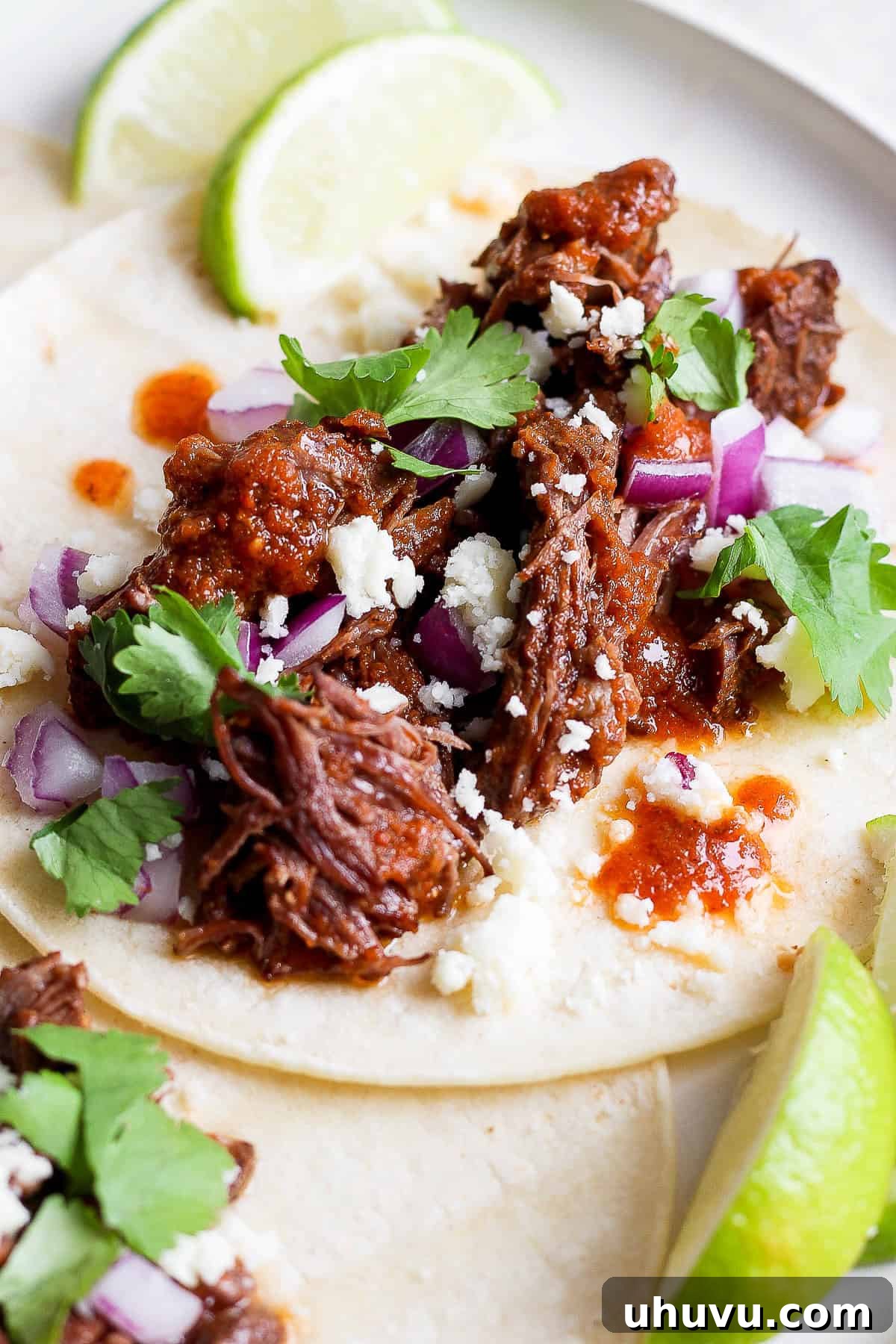 Smoky Chipotle Shredded Beef 12 Beef Tinga (Slow Cooker and Instant Pot)