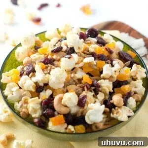 Popcorn trail mix