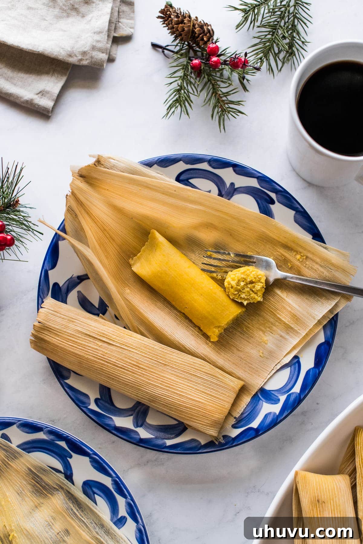 Fresh Corn Tamales 2 Tamales de Elote (Sweet Corn Tamales)