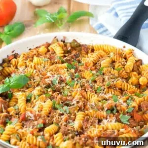 Sausage Peppers Pasta Skillet