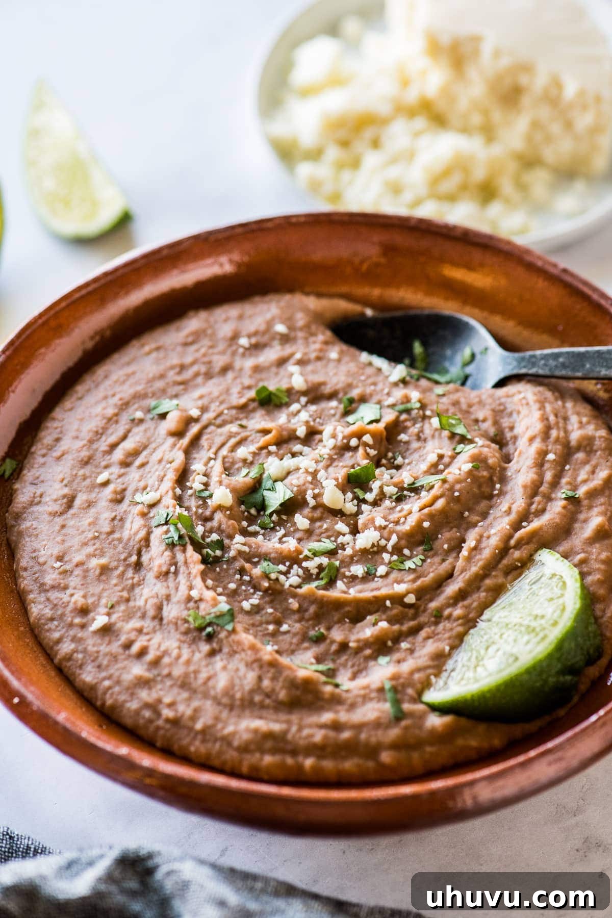 Quick and Creamy Instant Pot Refried Beans 8 Instant Pot Refried Beans recipe