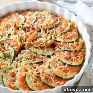 Parmesan Zucchini and Tomato Gratin