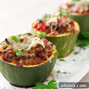 Stuffed Zucchini Cups recipe card image