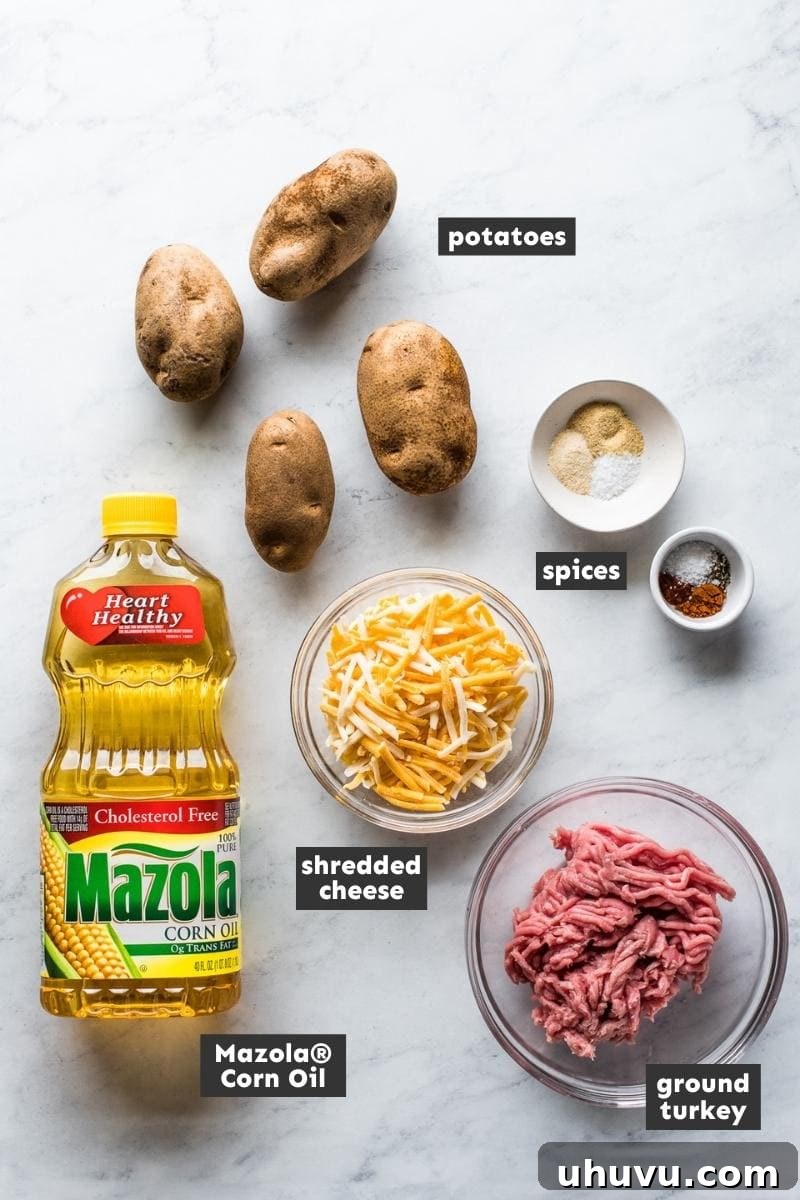 Loaded Nacho Potato Wedges 3 Ingredients in baked potato wedges