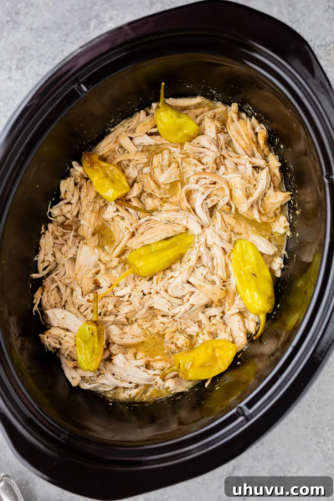 Authentic Mississippi Slow Cooker Chicken 10 Mississippi chicken in a slow cooker
