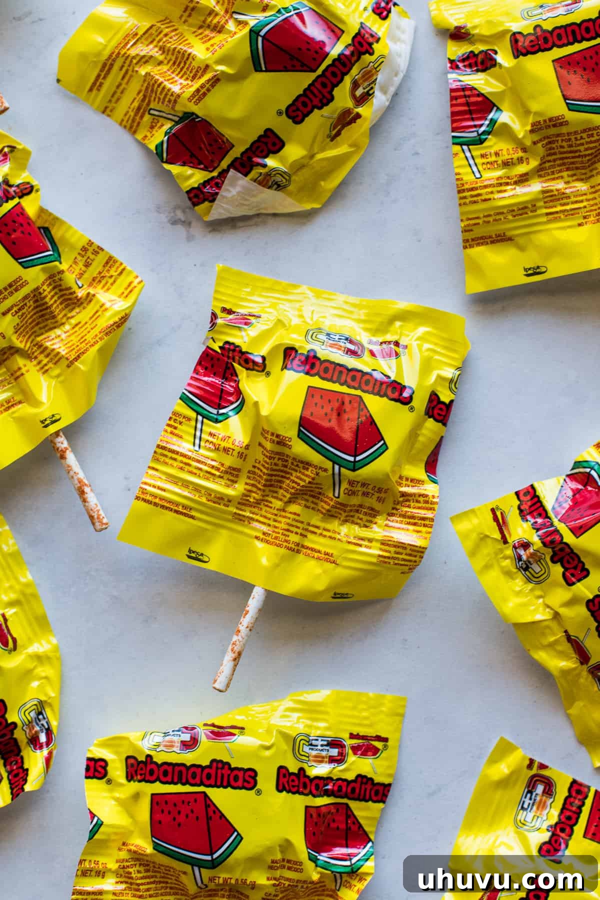 Vero Rebanaditas: Spicy Watermelon Lollipops