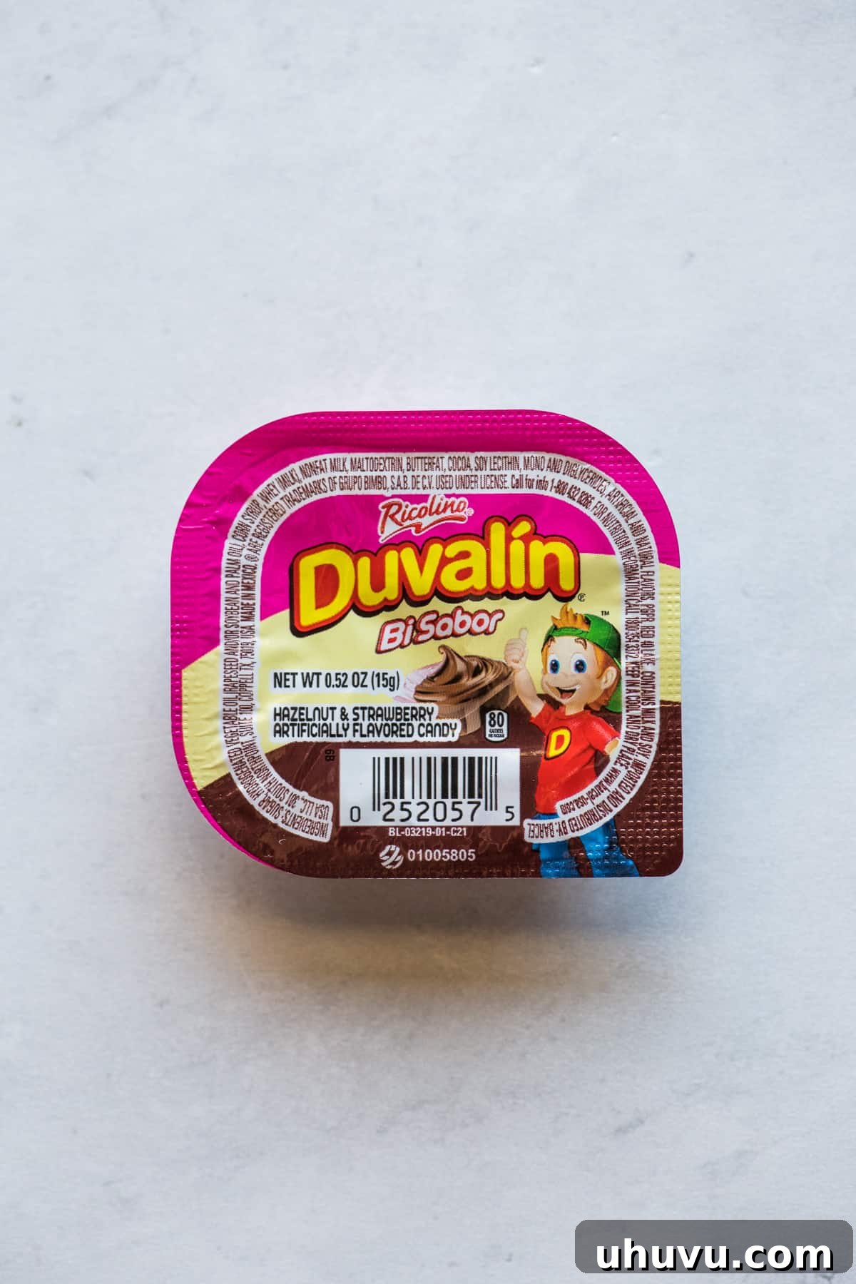 Duvalin BiSabor: Hazelnut, Strawberry, Vanilla Spread Candy