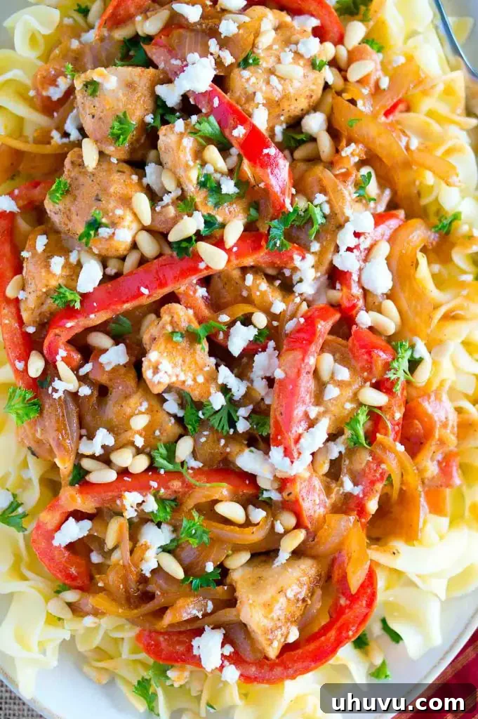Preparing the Chicken Paprikash sauce
