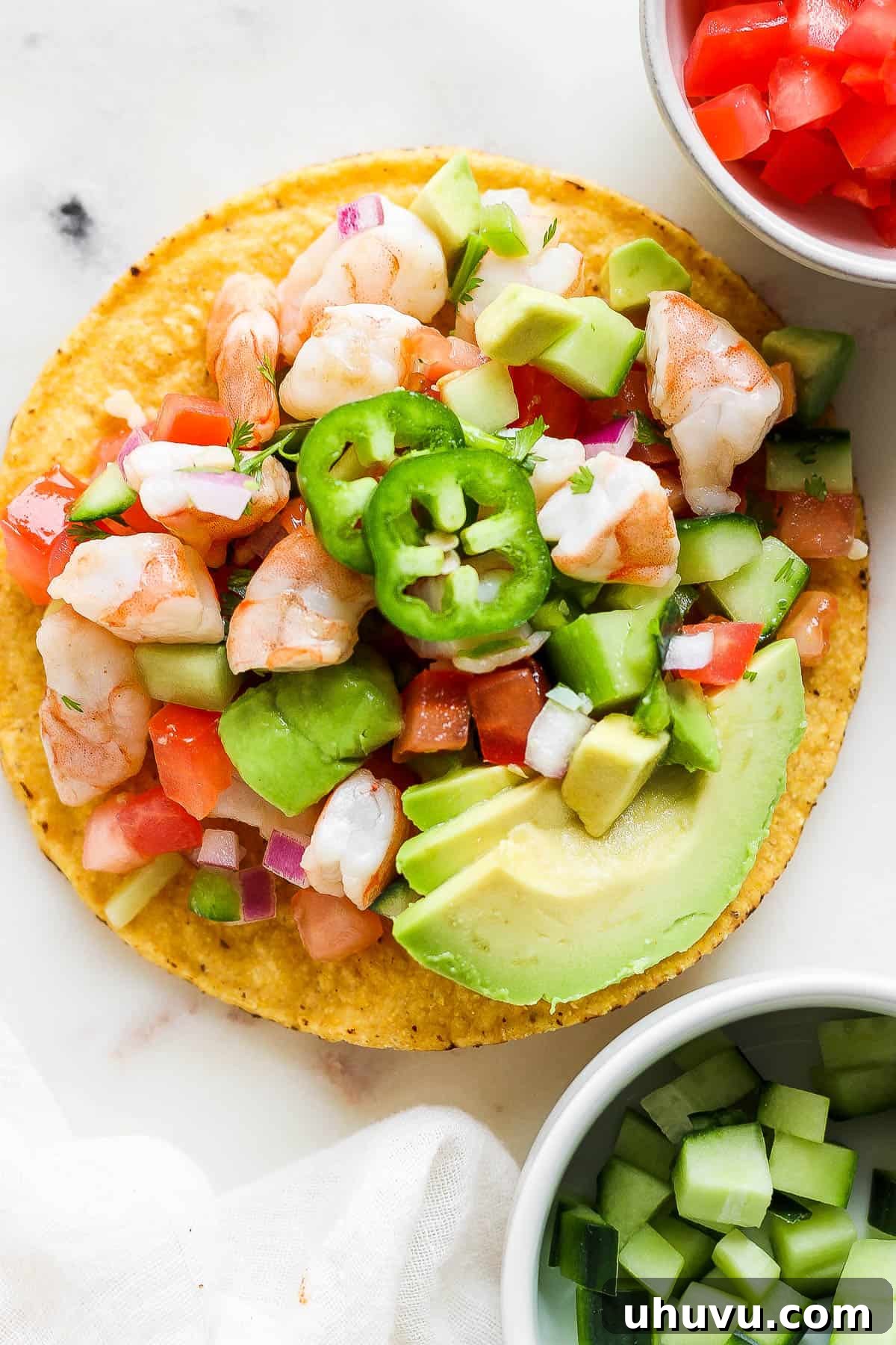 Ceviche The Zesty Seafood Sensation 9 Ceviche on a tostada.